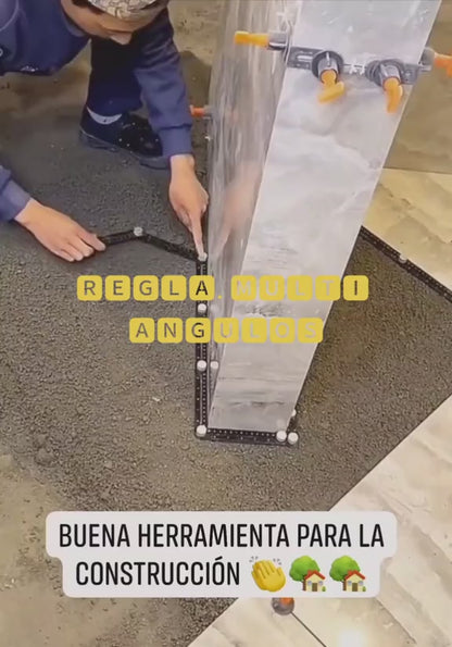 🔥 REGLA PROFESIONAL DE 6 LADOS 🛠️ 👷